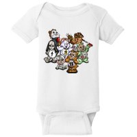 Scare Bears Halloween Creepy Baby Bodysuit