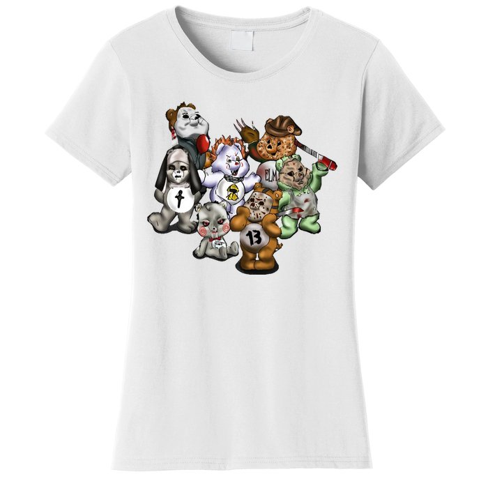 Scare Bears Halloween Creepy Women's T-Shirt