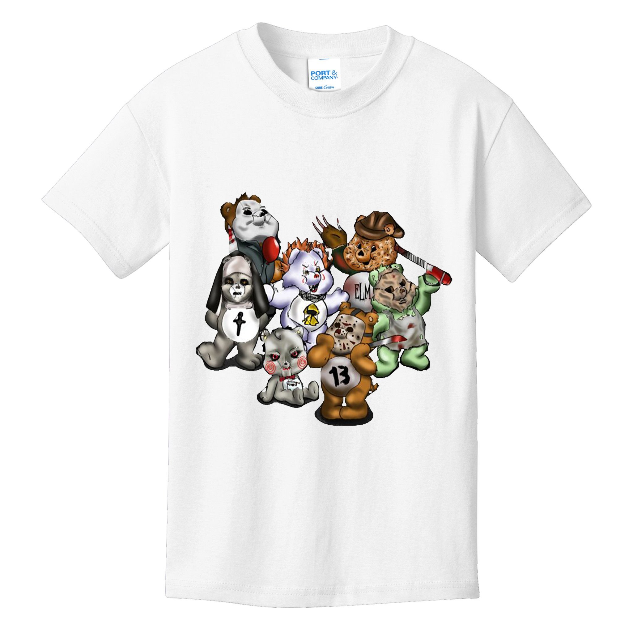 Scare Bears Halloween Creepy Kids T-Shirt