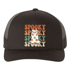 Spooky Bingo Happy Heelerween Halloween Bingo Boo Trick Or Treat Yupoong Adult 5-Panel Trucker Hat