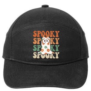 Spooky Bingo Happy Heelerween Halloween Bingo Boo Trick Or Treat 7-Panel Snapback Hat