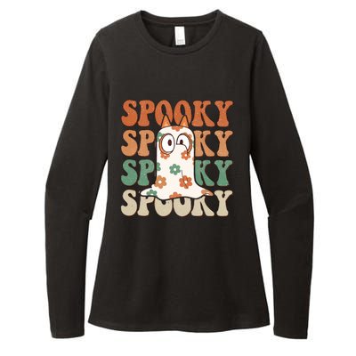 Spooky Bingo Happy Heelerween Halloween Bingo Boo Trick Or Treat Womens CVC Long Sleeve Shirt