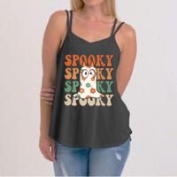 Spooky Bingo Happy Heelerween Halloween Bingo Boo Trick Or Treat Women's Strappy Tank