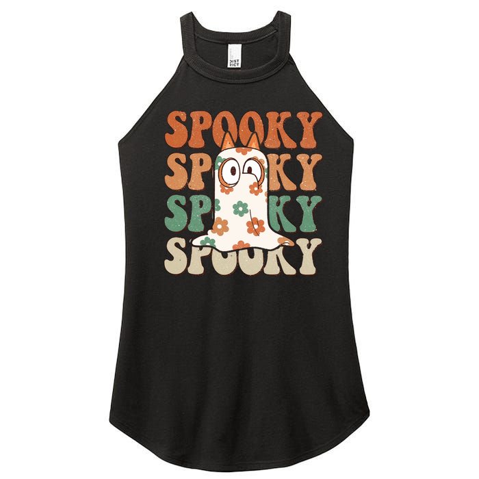 Spooky Bingo Happy Heelerween Halloween Bingo Boo Trick Or Treat Women's Perfect Tri Rocker Tank