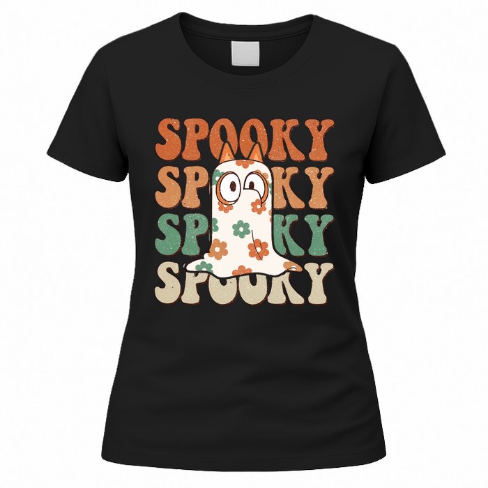 Spooky Bingo Happy Heelerween Halloween Bingo Boo Trick Or Treat Women's T-Shirt