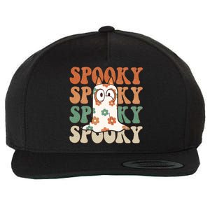 Spooky Bingo Happy Heelerween Halloween Bingo Boo Trick Or Treat Wool Snapback Cap