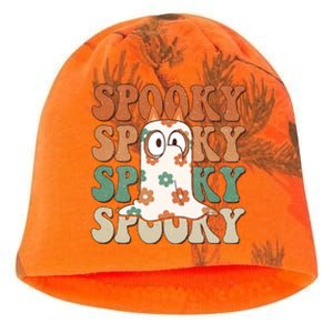 Spooky Bingo Happy Heelerween Halloween Bingo Boo Trick Or Treat Kati - Camo Knit Beanie