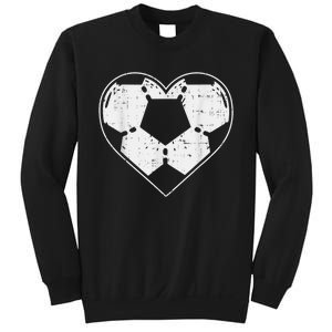 Soccer Ball Heart Sport Football Player Gift Lover Boy Sweatshirt