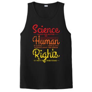 Science Blm Hu Rights Black Lives Pride Kindness Gift PosiCharge Competitor Tank