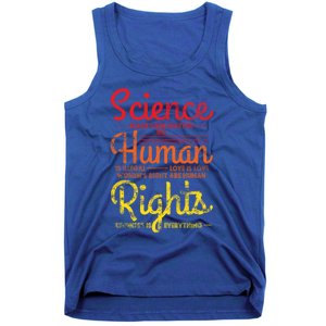 Science Blm Hu Rights Black Lives Pride Kindness Gift Tank Top