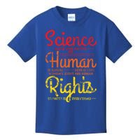 Science Blm Hu Rights Black Lives Pride Kindness Gift Kids T-Shirt