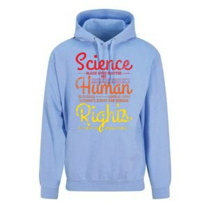 Science Blm Hu Rights Black Lives Pride Kindness Gift Unisex Surf Hoodie