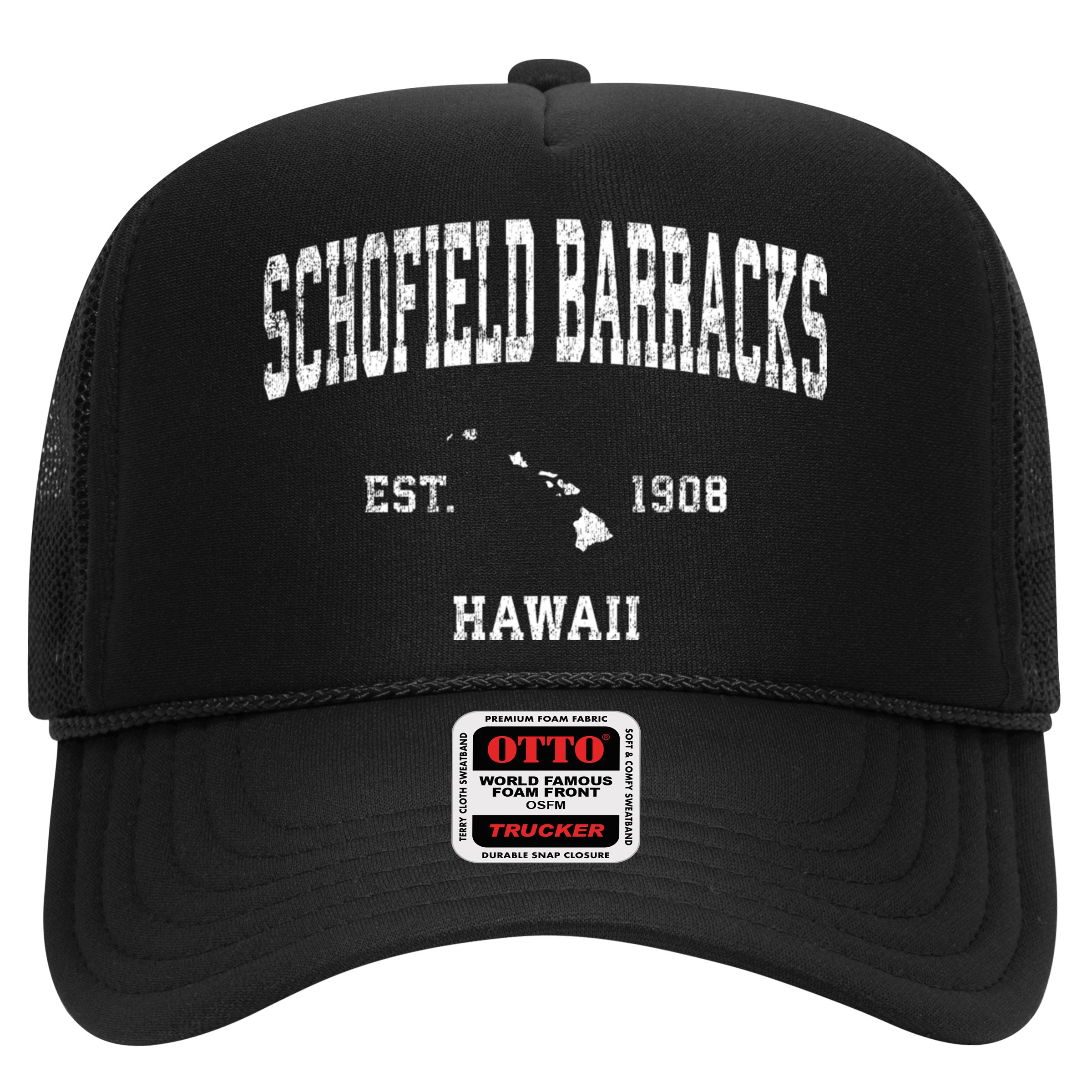 Schofield Barracks Hawaii Hi Vintage Established Sports Design Hat