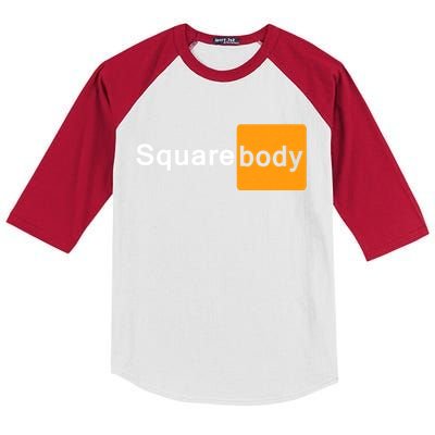 Square Body Hub Classic Squarebody Truck Adult Humor Kids Colorblock Raglan Jersey