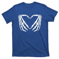 Skeleton Bones Hands Love Heart Hand Sign Gesture Cute Gift T-Shirt