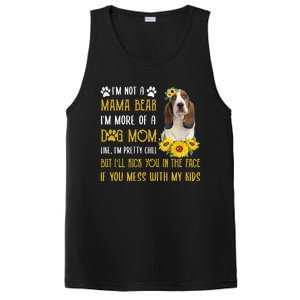 Sunflower Basset Hound Mom Mothers Day Dog Mom Gift PosiCharge Competitor Tank