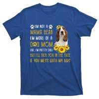 Sunflower Basset Hound Mom Mothers Day Dog Mom Gift T-Shirt