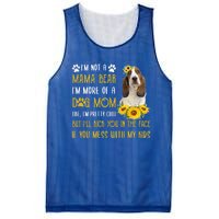 Sunflower Basset Hound Mom Mothers Day Dog Mom Gift Mesh Reversible Basketball Jersey Tank