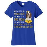 Sunflower Basset Hound Mom Mothers Day Dog Mom Gift Women's T-Shirt