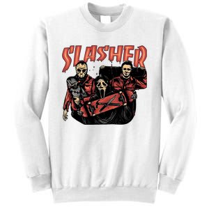 Slasher Boy Halloween Horror Characters Sweatshirt