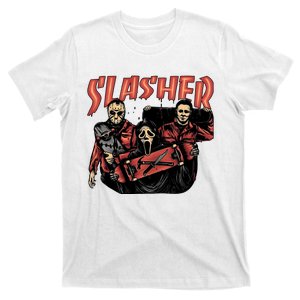 Slasher Boy Halloween Horror Characters T-Shirt