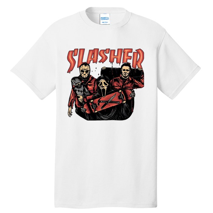 Slasher Boy Halloween Horror Characters Tall T-Shirt