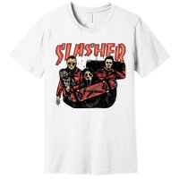 Slasher Boy Halloween Horror Characters Premium T-Shirt