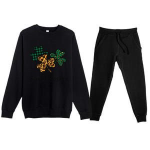 South Boston Irish Ireland Women's Cute Southie St Paddy's Premium Crewneck Sweatsuit Set