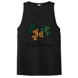 South Boston Irish Ireland Women's Cute Southie St Paddy's PosiCharge Competitor Tank