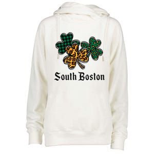 South Boston Irish Ireland Women's Cute Southie St Paddy's Womens Funnel Neck Pullover Hood