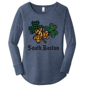 South Boston Irish Ireland Women's Cute Southie St Paddy's Women's Perfect Tri Tunic Long Sleeve Shirt