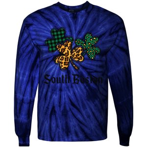 South Boston Irish Ireland Women's Cute Southie St Paddy's Tie-Dye Long Sleeve Shirt