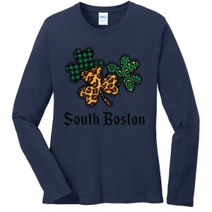 South Boston Irish Ireland Women's Cute Southie St Paddy's Ladies Long Sleeve Shirt