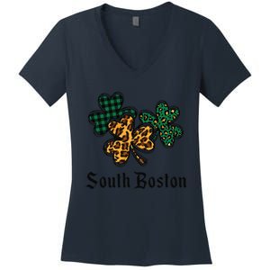 South Boston Irish Ireland Women's Cute Southie St Paddy's Women's V-Neck T-Shirt