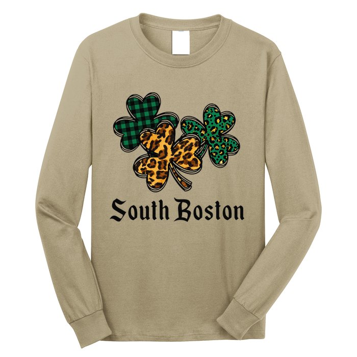 South Boston Irish Ireland Women's Cute Southie St Paddy's Long Sleeve Shirt