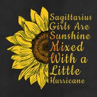 Sagittarius Birthday In November Sunflower Funny Cool Comfort Performance Bucket Hat