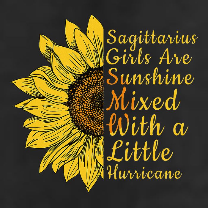 Sagittarius Birthday In November Sunflower Funny Cool Comfort Performance Bucket Hat