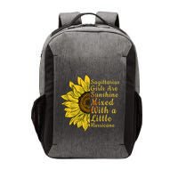 Sagittarius Birthday In November Sunflower Funny Vector Backpack