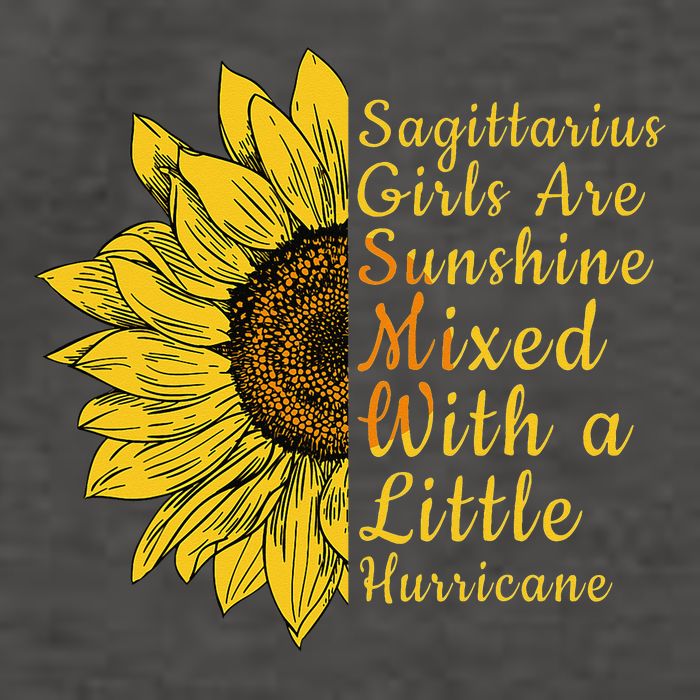 Sagittarius Birthday In November Sunflower Funny Vector Backpack