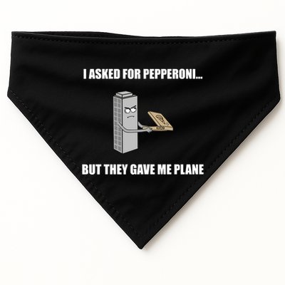 Summerhays Bros I Asked For Pepperoni But They Gave Me Plane USA-Made Doggie Bandana
