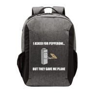 Summerhays Bros I Asked For Pepperoni But They Gave Me Plane Vector Backpack