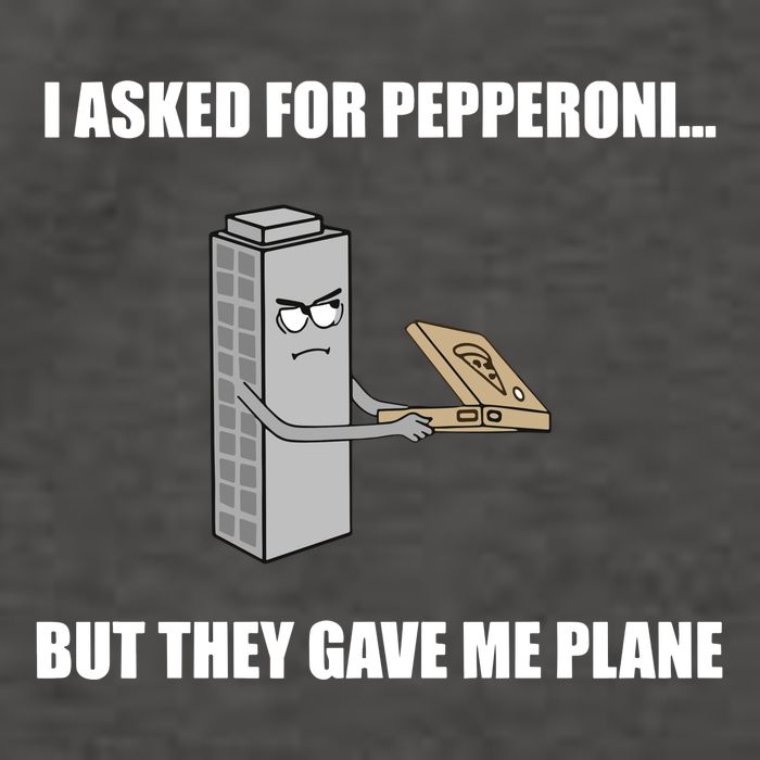 Summerhays Bros I Asked For Pepperoni But They Gave Me Plane Vector Backpack