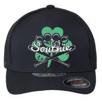 Southie Boston Irish Saint Patrick's Day Distressed Flexfit Unipanel Trucker Cap