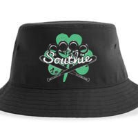 Southie Boston Irish Saint Patrick's Day Distressed Sustainable Bucket Hat