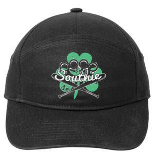 Southie Boston Irish Saint Patrick's Day Distressed 7-Panel Snapback Hat