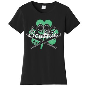 Southie Boston Irish Saint Patrick's Day Distressed Women's T-Shirt