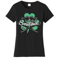 Southie Boston Irish Saint Patrick's Day Distressed Women's T-Shirt