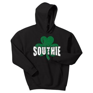 Southie Boston Irish Saint Patrick's Day Funny Kids Hoodie