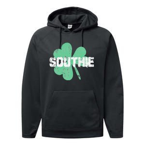 Southie Boston Irish Saint Patrick's Day Performance Fleece Hoodie