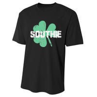 Southie Boston Irish Saint Patrick's Day Performance Sprint T-Shirt